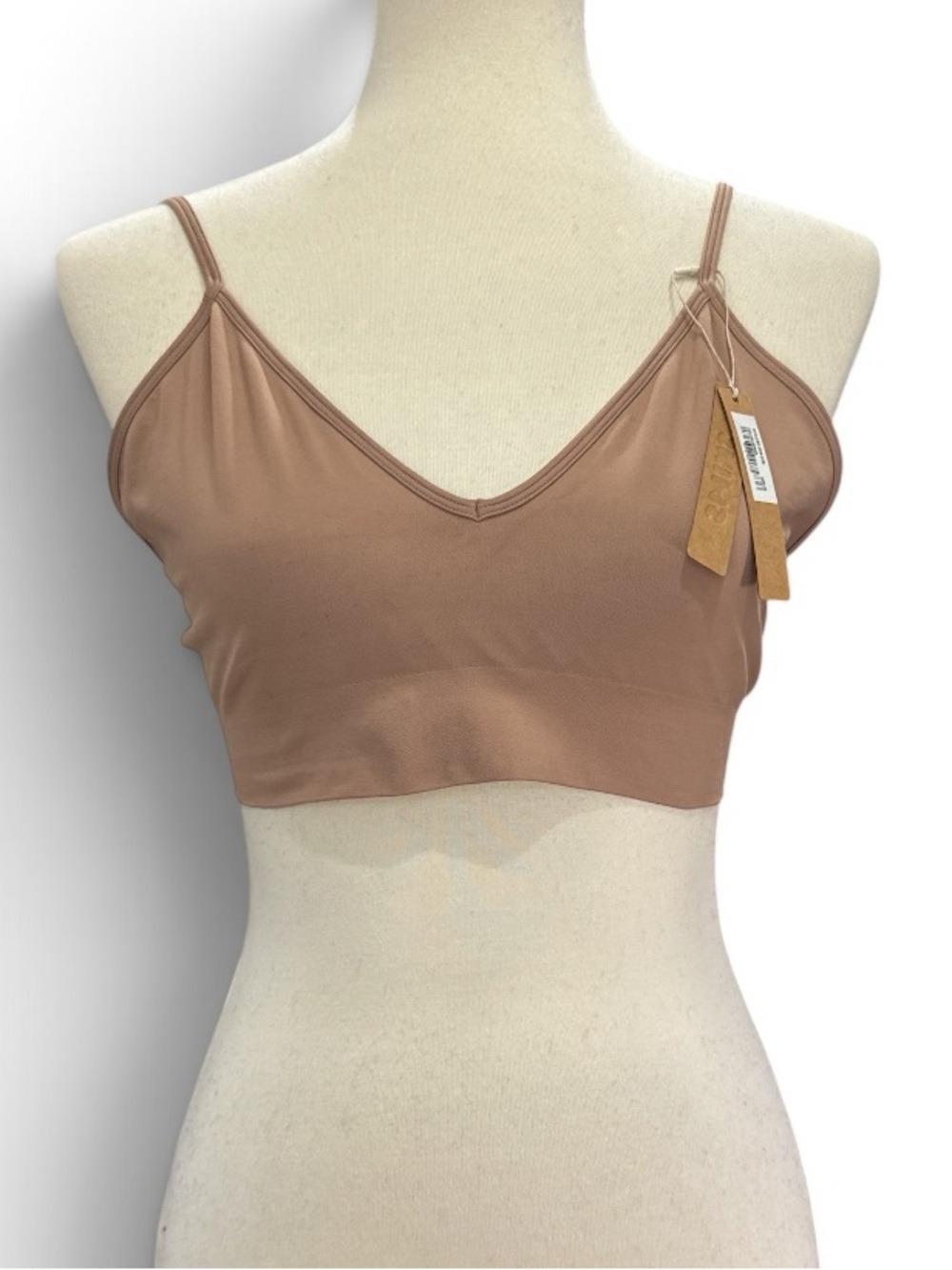 SKIMS Soft V-Neck Bralette Sienna #723